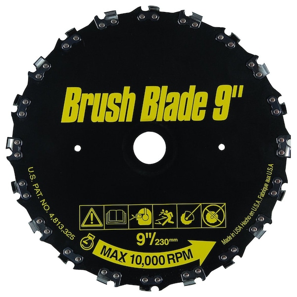 BLADE-BRUSH, 9 9.5" x9.5" x1"